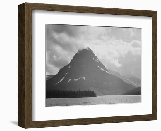 Two Medicine Lake Glacier National Park Montana 1933-1942-Ansel Adams-Framed Premium Giclee Print