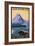 Two Medicine Lake - Glacier National Park, Montana-Lantern Press-Framed Art Print