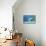 Two Megalodon Sharks from the Cenozoic Era-null-Mounted Art Print displayed on a wall