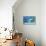 Two Megalodon Sharks from the Cenozoic Era-null-Premium Giclee Print displayed on a wall