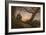 Two Men Contemplating the Moon-Caspar David Friedrich-Framed Art Print