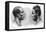 Two Men from French Guinea, C1850-1890-Emile Antoine Bayard-Framed Premier Image Canvas