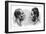 Two Men from French Guinea, C1850-1890-Emile Antoine Bayard-Framed Giclee Print