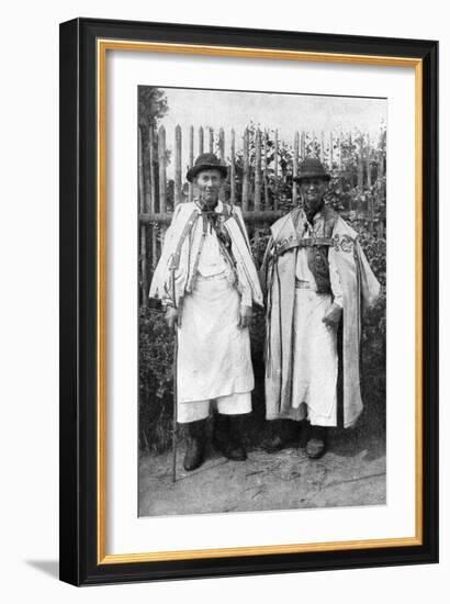 Two Men from Krupina, Slovakia, 1922-V Sixta-Framed Giclee Print