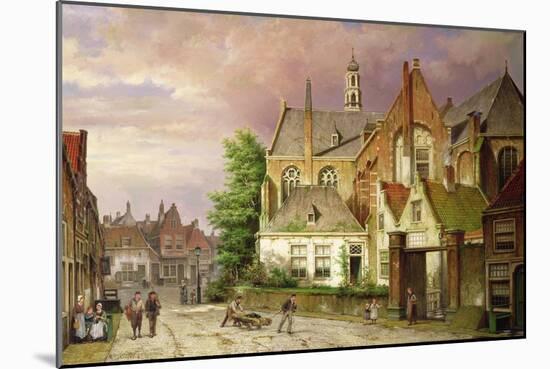 Two Men with a Cart-Willem Koekkoek-Mounted Giclee Print