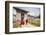 Two Monks Dressed in Traditional Red Access the Punakha Dzong, Punakha-Roberto Moiola-Framed Photographic Print