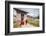 Two Monks Dressed in Traditional Red Access the Punakha Dzong, Punakha-Roberto Moiola-Framed Photographic Print