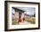 Two Monks Dressed in Traditional Red Access the Punakha Dzong, Punakha-Roberto Moiola-Framed Photographic Print