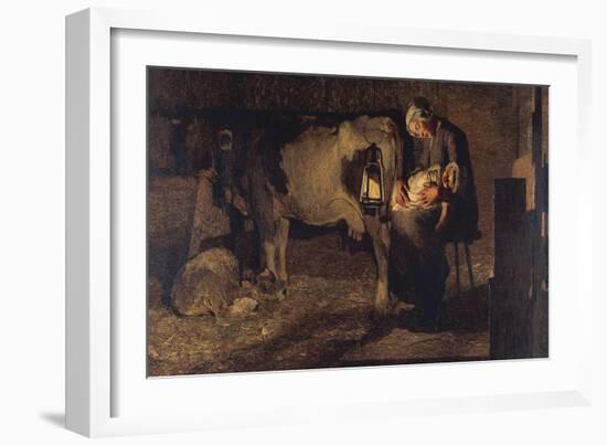 Two Mothers-Giovanni Segantini-Framed Giclee Print