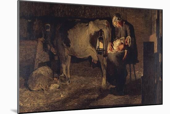 Two Mothers-Giovanni Segantini-Mounted Giclee Print