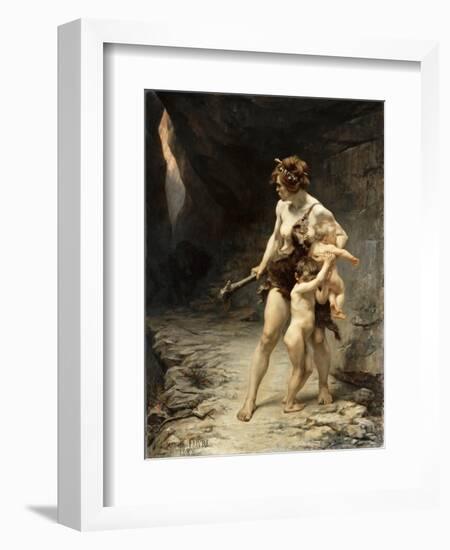 Two Mothers-Léon Maxime Faivre-Framed Giclee Print