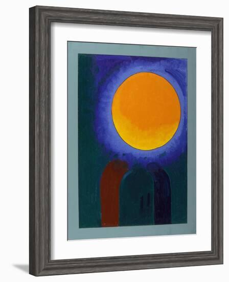 Two Musk-Rats under the Moon, 2008-Jan Groneberg-Framed Giclee Print