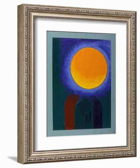 Two Musk-Rats under the Moon, 2008-Jan Groneberg-Framed Giclee Print