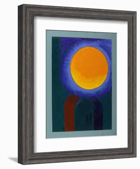 Two Musk-Rats under the Moon, 2008-Jan Groneberg-Framed Giclee Print