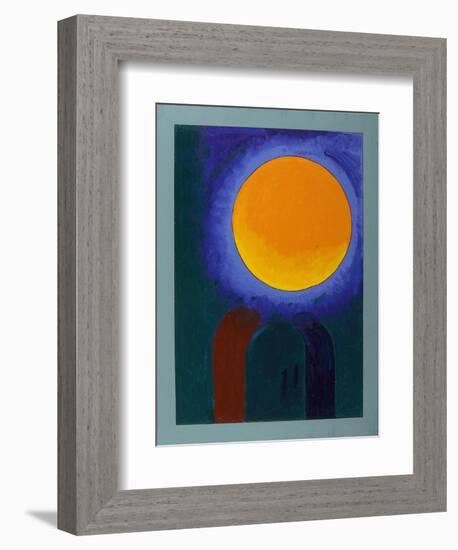 Two Musk-Rats under the Moon, 2008-Jan Groneberg-Framed Giclee Print