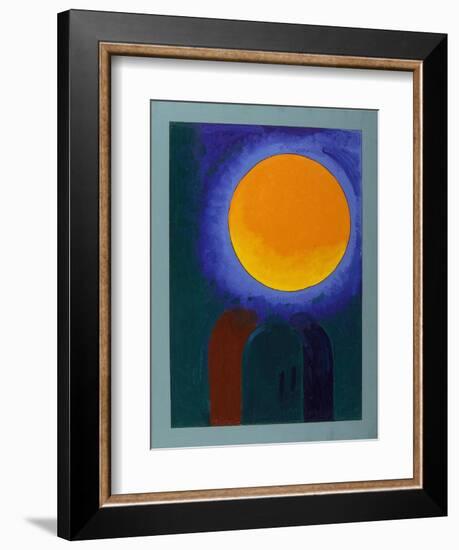Two Musk-Rats under the Moon, 2008-Jan Groneberg-Framed Giclee Print