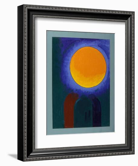 Two Musk-Rats under the Moon, 2008-Jan Groneberg-Framed Giclee Print