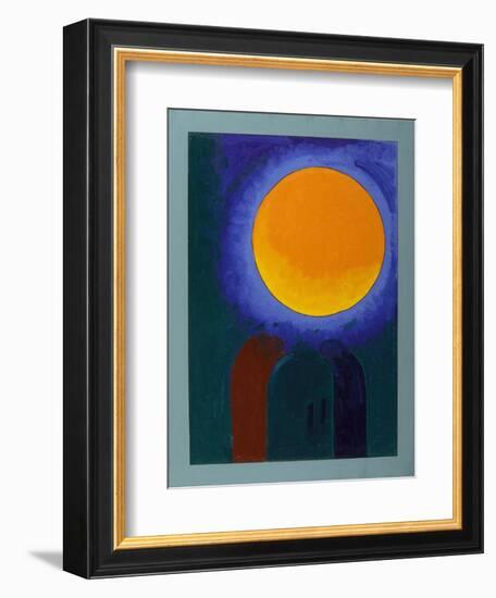 Two Musk-Rats under the Moon, 2008-Jan Groneberg-Framed Giclee Print