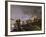 Two New York Firefighters View the Smoldering Rubble-null-Framed Photographic Print