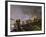 Two New York Firefighters View the Smoldering Rubble-null-Framed Photographic Print