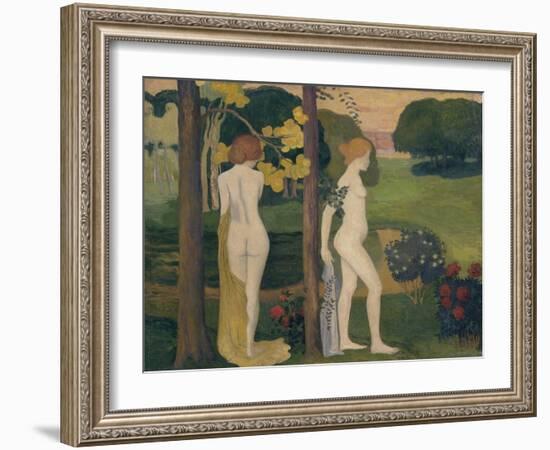 Two Nude in a Landscape-Aristide Maillol-Framed Giclee Print