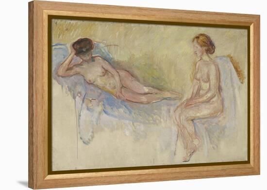 Two Nudes, C.1902-3 (Oil on Canvas)-Edvard Munch-Framed Premier Image Canvas