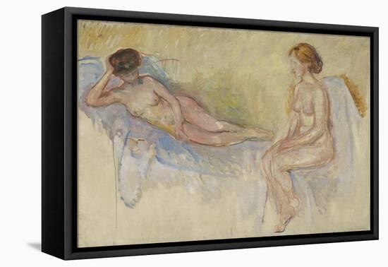 Two Nudes, C.1902-3 (Oil on Canvas)-Edvard Munch-Framed Premier Image Canvas