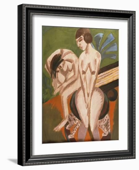 Two Nudes in the Room-Ernst Ludwig Kirchner-Framed Giclee Print