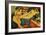 Two Nudes on a Blue Sofa-Ernst Ludwig Kirchner-Framed Giclee Print