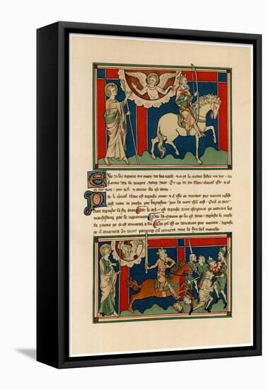 Two of the Horsemen of the Apocalypse, Early 14th Century-null-Framed Premier Image Canvas