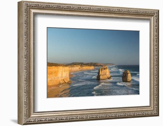 Two of the Twelve Apostles, Twelve Apostles National Park, Port Campbell, Victoria, Australia-Richard Nebesky-Framed Photographic Print