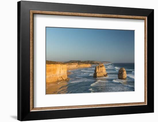 Two of the Twelve Apostles, Twelve Apostles National Park, Port Campbell, Victoria, Australia-Richard Nebesky-Framed Photographic Print