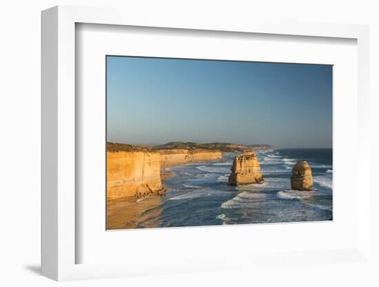 Two of the Twelve Apostles, Twelve Apostles National Park, Port Campbell, Victoria, Australia-Richard Nebesky-Framed Photographic Print