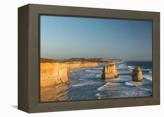 Two of the Twelve Apostles, Twelve Apostles National Park, Port Campbell, Victoria, Australia-Richard Nebesky-Framed Premier Image Canvas