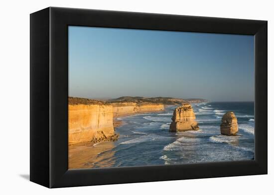 Two of the Twelve Apostles, Twelve Apostles National Park, Port Campbell, Victoria, Australia-Richard Nebesky-Framed Premier Image Canvas