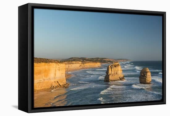 Two of the Twelve Apostles, Twelve Apostles National Park, Port Campbell, Victoria, Australia-Richard Nebesky-Framed Premier Image Canvas