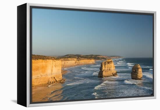 Two of the Twelve Apostles, Twelve Apostles National Park, Port Campbell, Victoria, Australia-Richard Nebesky-Framed Premier Image Canvas