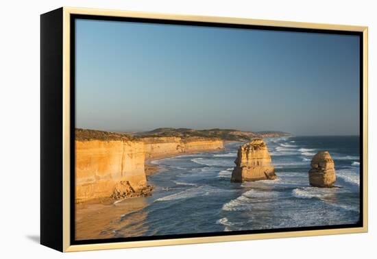 Two of the Twelve Apostles, Twelve Apostles National Park, Port Campbell, Victoria, Australia-Richard Nebesky-Framed Premier Image Canvas