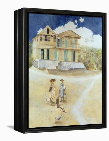 Two Old Sisters, Jacmel, Haiti, 1974-James Reeve-Framed Premier Image Canvas