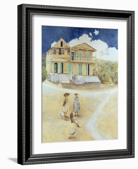 Two Old Sisters, Jacmel, Haiti, 1974-James Reeve-Framed Giclee Print