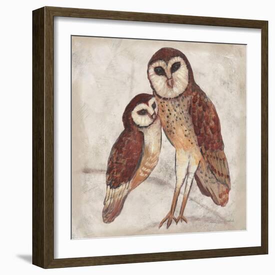 Two Owls I-Lisa Ven Vertloh-Framed Art Print