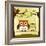 Two Owls on Swing-Nancy Lee-Framed Art Print