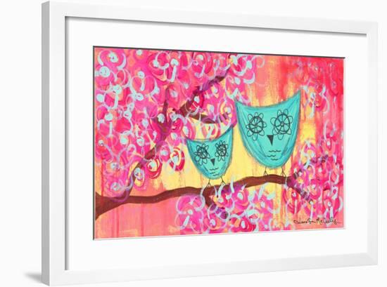 Two Owls-Jennifer McCully-Framed Giclee Print