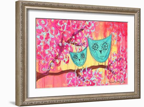 Two Owls-Jennifer McCully-Framed Giclee Print