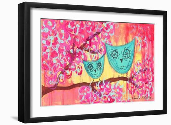 Two Owls-Jennifer McCully-Framed Giclee Print