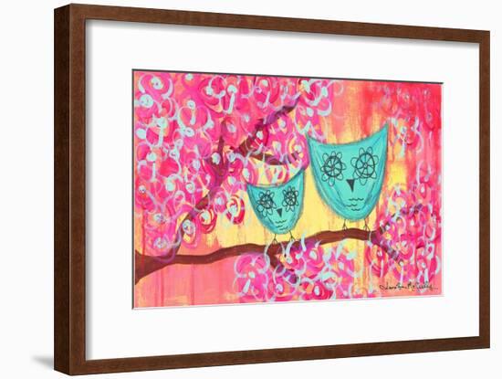 Two Owls-Jennifer McCully-Framed Giclee Print