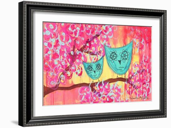 Two Owls-Jennifer McCully-Framed Giclee Print