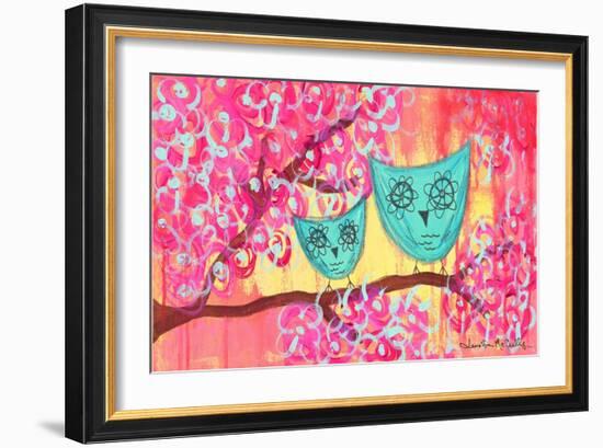 Two Owls-Jennifer McCully-Framed Giclee Print