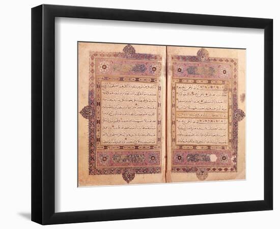 Two Pages from a Koran Manuscript-null-Framed Giclee Print