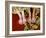 Two Pair of Feet of Small Children with Textile Spread around Them-Winfred Evers-Framed Photographic Print